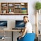Adiroffice Medium Oak, MDF Wood, 11.8 in W, 16.3 in L, 39.3 in D ADI500-24-MEO-MK - alternate 7